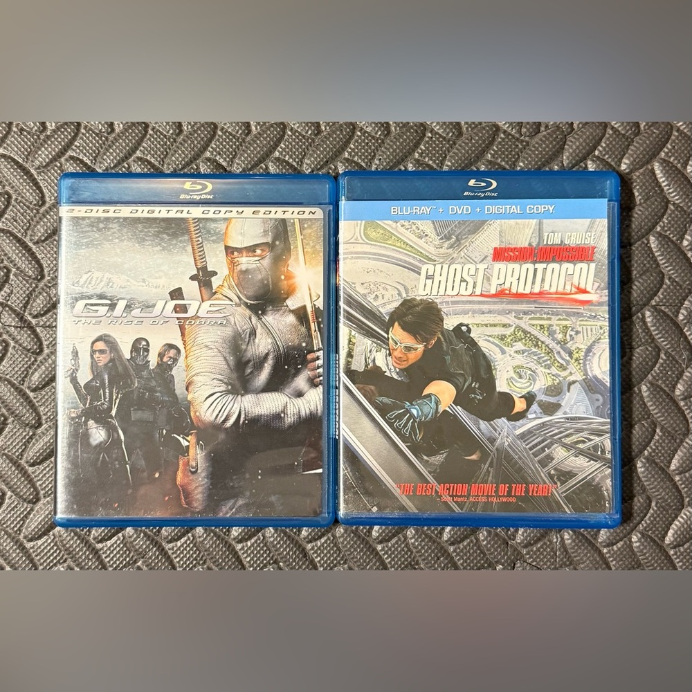 G.I. Joe and Ghost Protocol Blu-ray & DVD Set